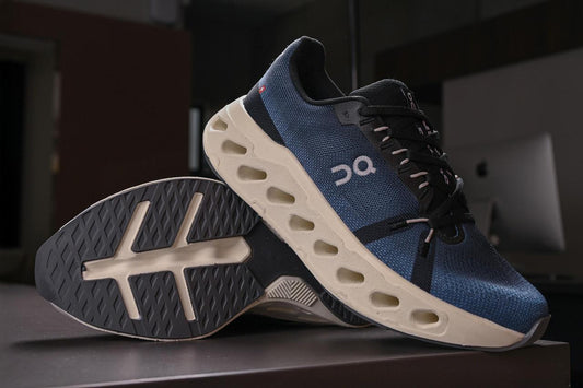 Tênis Esportivo Masculino Running cloudclipse Ultra Conforto com Solado Amortecedor Azul