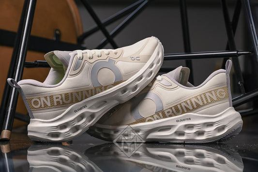 Tênis Running Masculino CloudTec Ultra Conforto com Amortecimento Bege