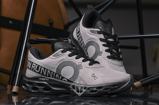 Tênis Running Masculino CloudTec Ultra Conforto com Amortecimento Cinza