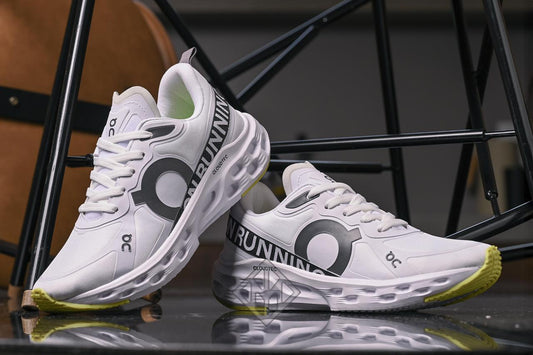 Tênis Running Masculino CloudTec Ultra Conforto com Amortecimento Branco/Branco