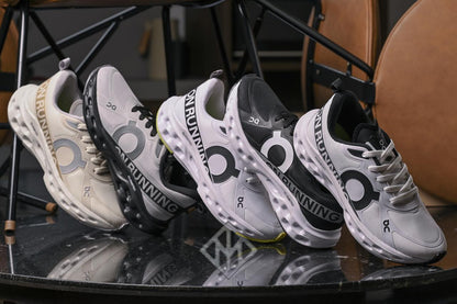 Tênis Running Masculino CloudTec Ultra Conforto com Amortecimento Branco/Preto