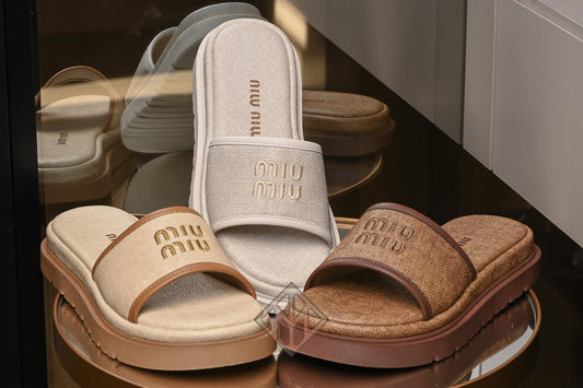 Papete Feminina Miu Miu Plataforma Luxo – Conforto e Elegância