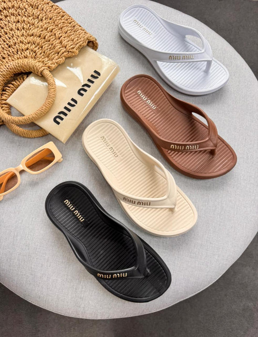 Chinelo Feminino Miu Miu Beach