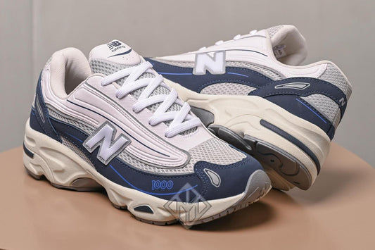 Tênis Masculino NB N1000 Branco/Azul Marinho