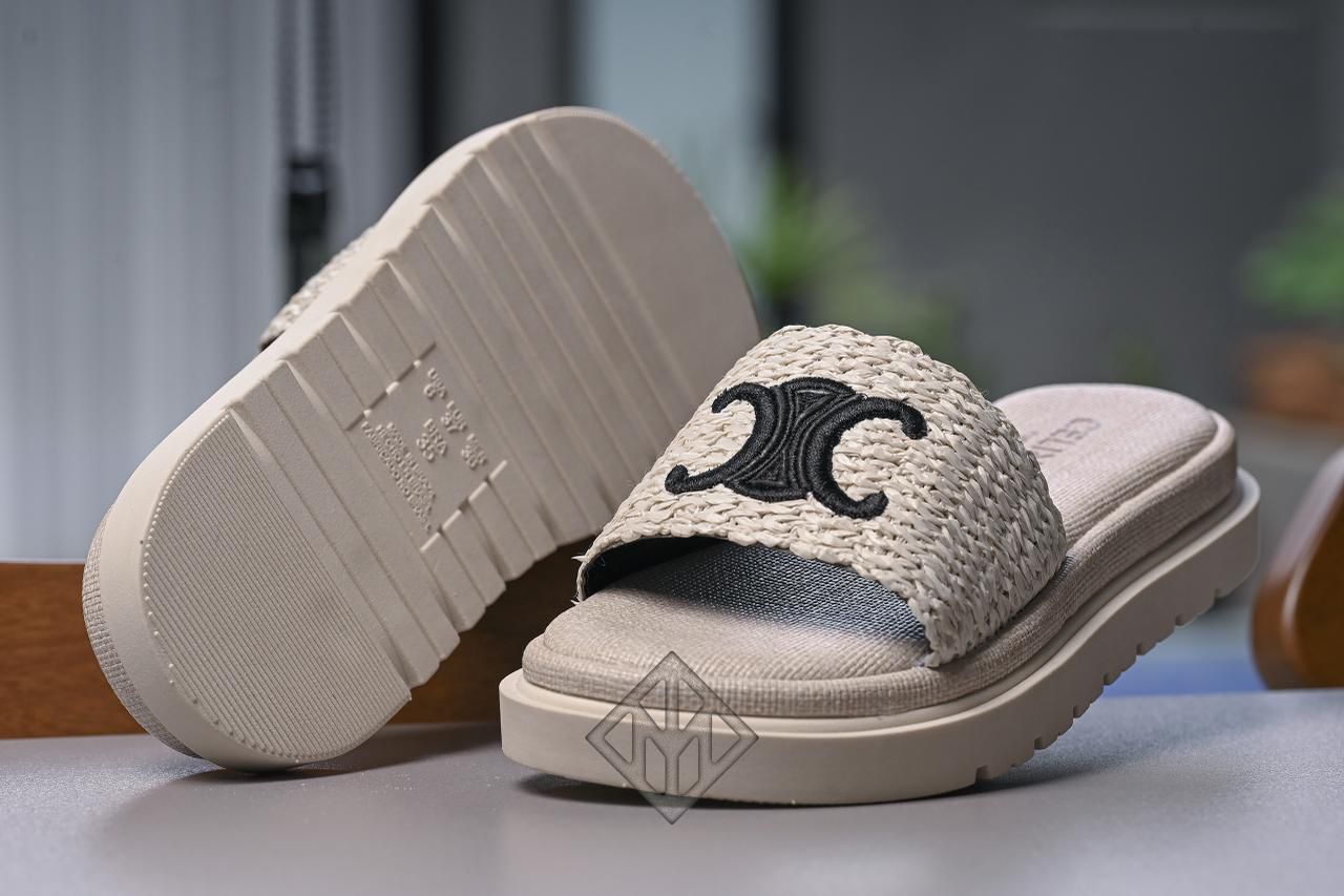 Papete Feminina Celine slide plataforma