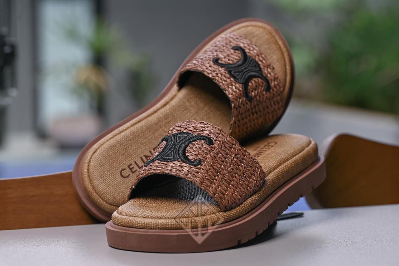 Papete Feminina Celine slide plataforma