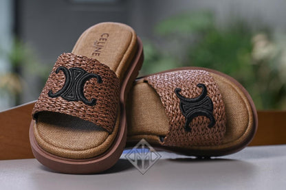 Papete Feminina Celine slide plataforma