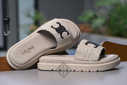 Papete Feminina Celine slide plataforma